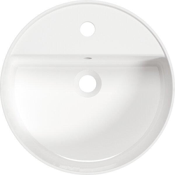 Deante Round lavoar 42x42 cm rotund de blat alb luciu CGR_6U4B