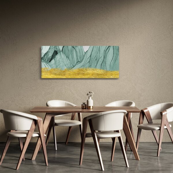 Tablou - Munții Smarald N⁰1 (120x50 cm)