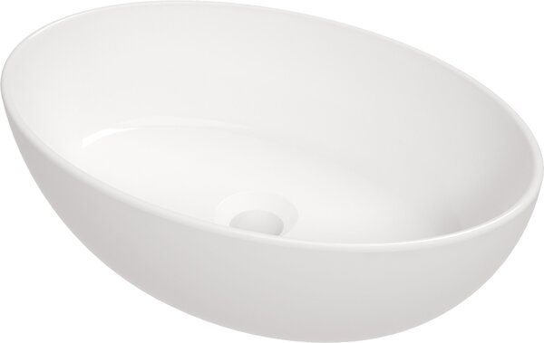 Deante Alpinia lavoar 45.5x31 cm ovale de blat alb luciu CGA_6U4S