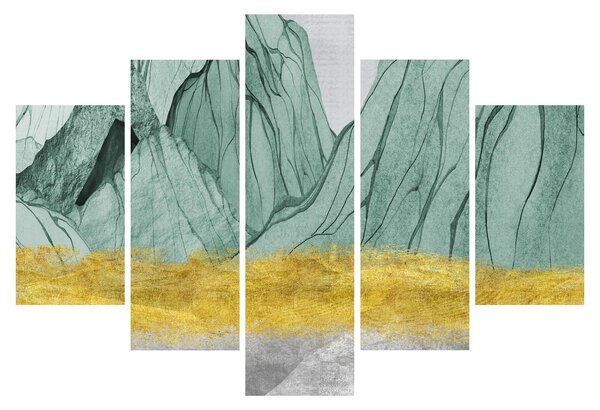 Tablou - Munții Smarald N⁰1 (150x105 cm)