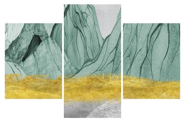 Tablou - Munții Smarald N⁰1 (90x60 cm)