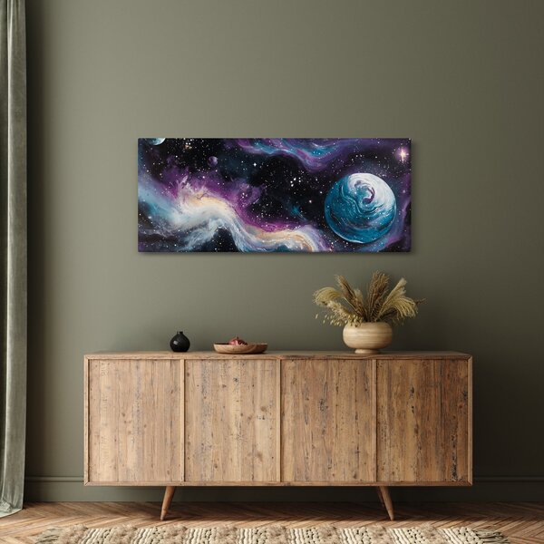 Tablou - Univers pictat (120x50 cm)