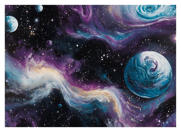 Tablou - Univers pictat (70x50 cm)