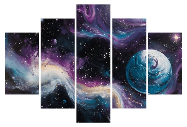 Tablou - Univers pictat (150x105 cm)