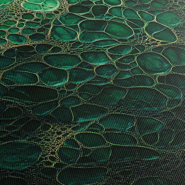 Tablou - Imagine microscopică verde (90x60 cm)