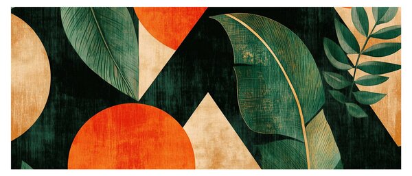Tablou - Motive naturale geometrice II. (120x50 cm)