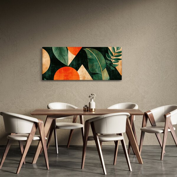 Tablou - Motive naturale geometrice II. (120x50 cm)