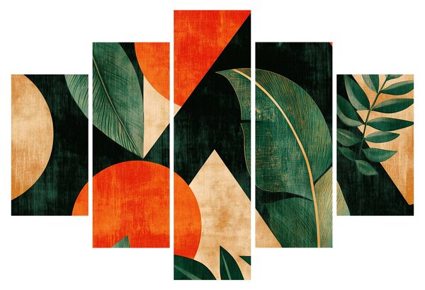 Tablou - Motive naturale geometrice II. (150x105 cm)
