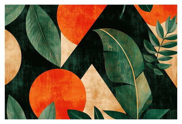Tablou - Motive naturale geometrice II. (90x60 cm)