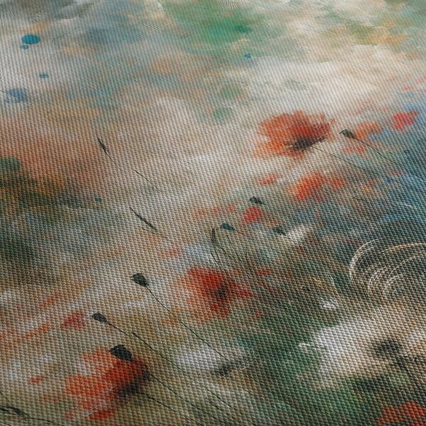Tablou – Abstracție de câmp cu maci (150x105 cm)