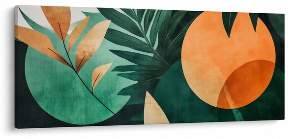 Tablou - Motive naturale geometrice (120x50 cm)