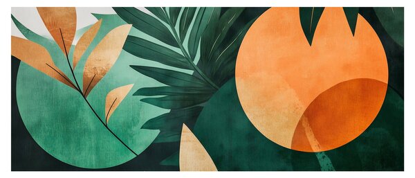 Tablou - Motive naturale geometrice (120x50 cm)