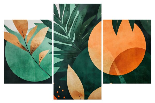 Tablou - Motive naturale geometrice (90x60 cm)