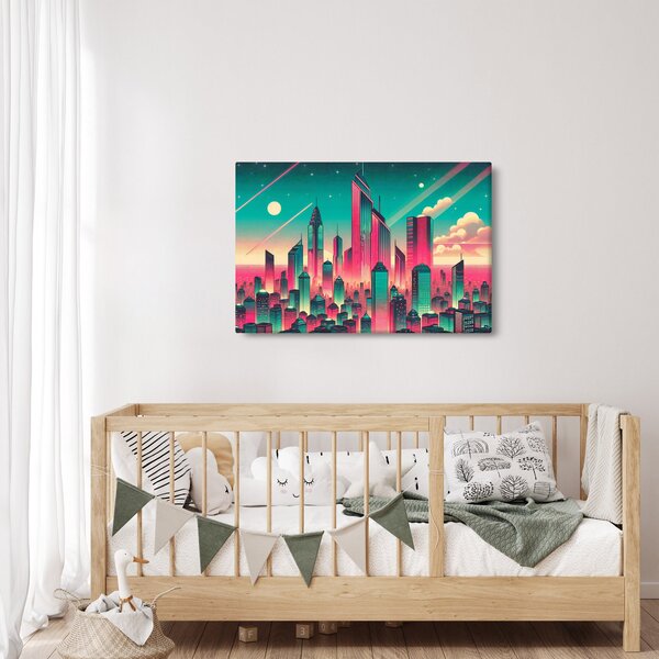 Tablou – Metropolă în stil pop-art (90x60 cm)