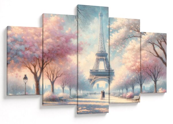 Tablou – Primăvară la Paris (150x105 cm)