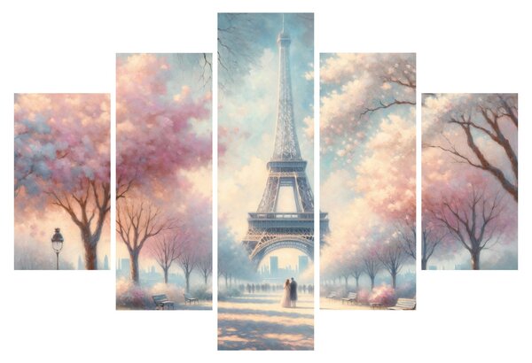 Tablou – Primăvară la Paris (150x105 cm)