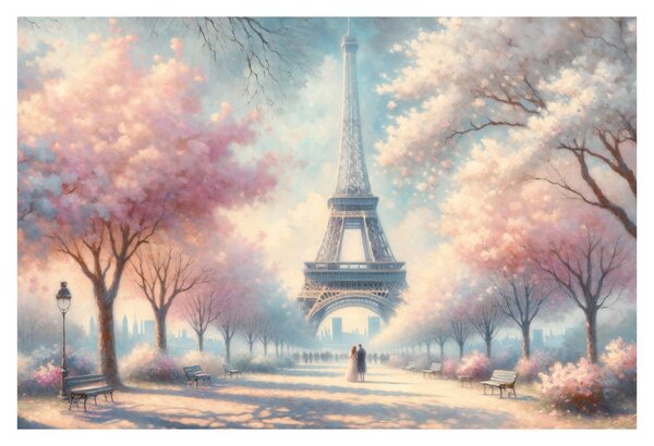 Tablou – Primăvară la Paris (90x60 cm)