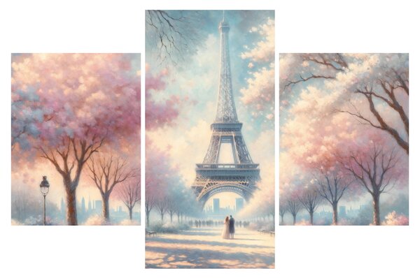 Tablou – Primăvară la Paris (90x60 cm)