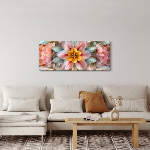 Tablou - Floare caleidoscopică (120x50 cm)