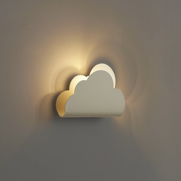 Lampă de perete pentru copii nor bej cu soare - Cloudy