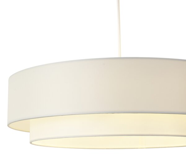 Lampa suspendată modernă albă 50cm 3 lumini - Drum Duo