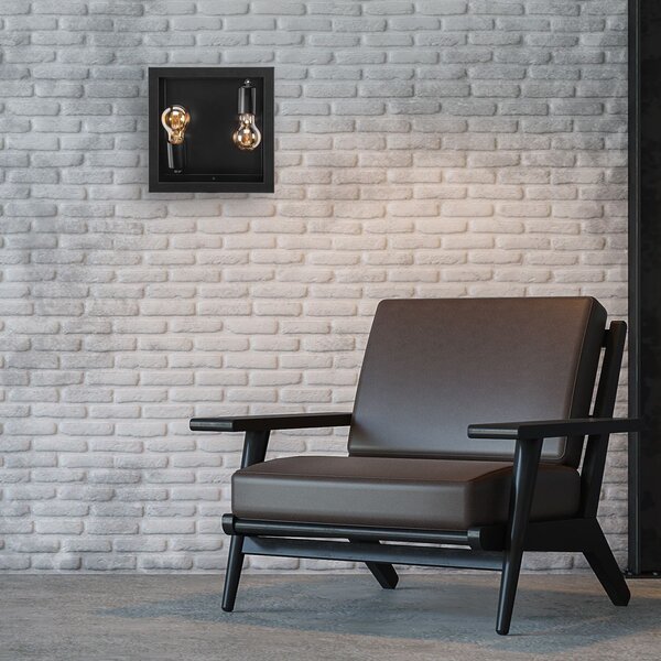 Lampa de perete APP1305-2W BLACK