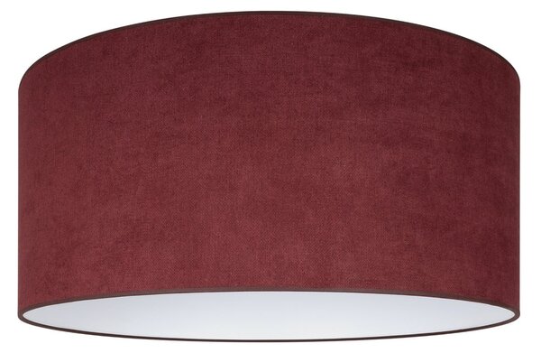 Duolla Abajur Roller, roșu închis, Ø 50 cm, înălțime 30 cm, Roșu, Țesătură / Textil