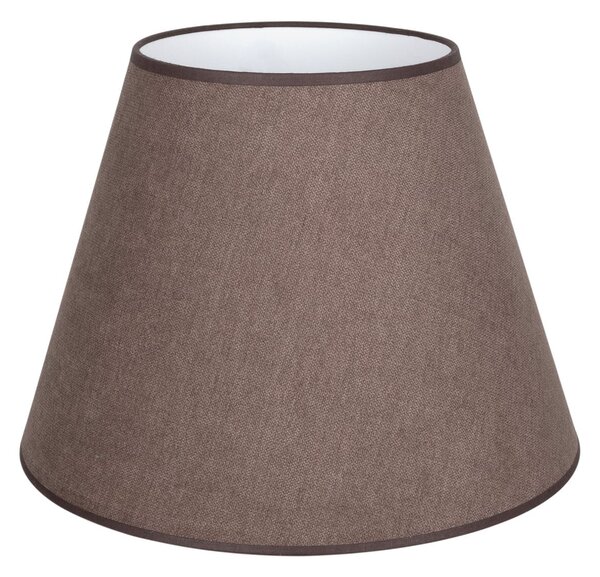 Duolla Abajur Cone, maro, înălțime 30 cm, din țesătură, Maro / Rugină, Țesătură / Textil