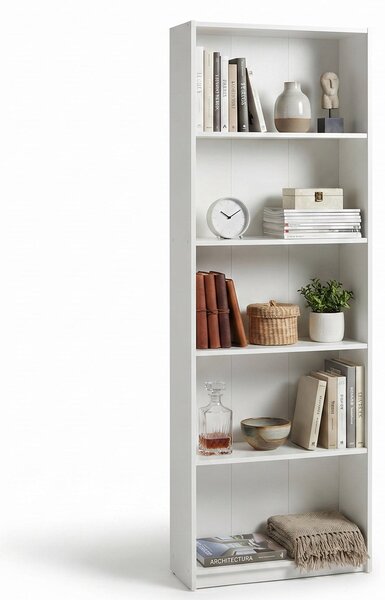 Biblioteca Adore Nurdan, 5 rafturi, 58x170x23 cm