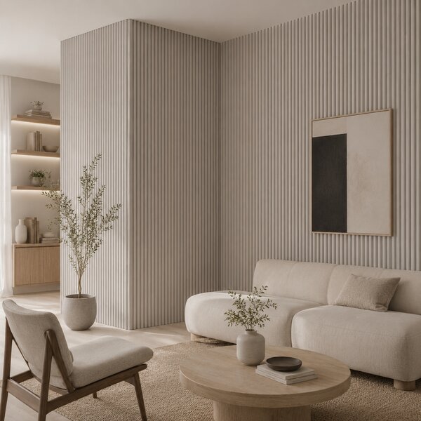 Panou decorativ PVC cu formă ovală Auris 270x16cm