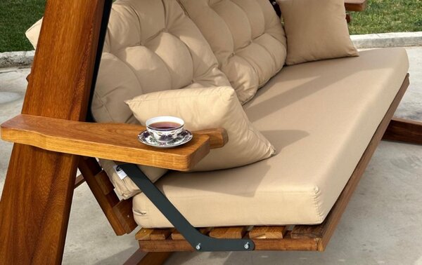 Balansoar cu 3 locuri Sia 2400 Bej 236x190x175 cm