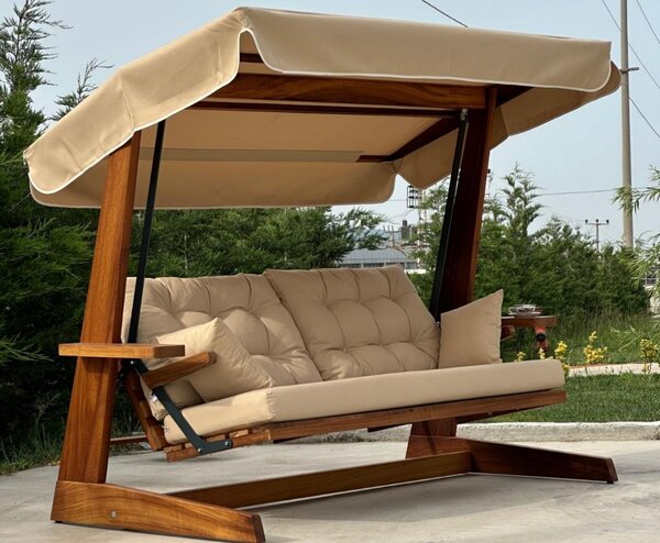 Balansoar cu 3 locuri Sia 2400 Bej 236x190x175 cm