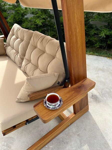 Balansoar cu 3 locuri Sia 2400 Bej 236x190x175 cm