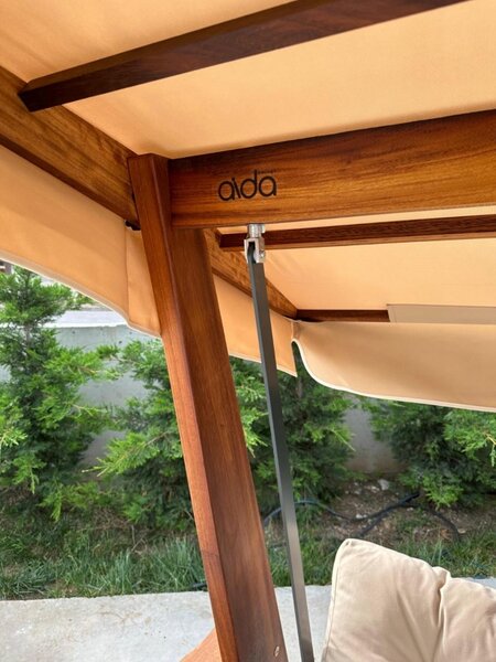 Balansoar cu 3 locuri Sia 2400 Bej 236x190x175 cm