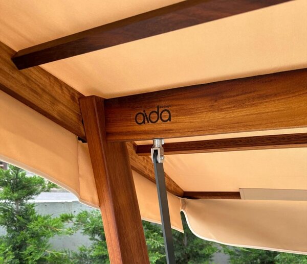 Balansoar cu 3 locuri Sia 2400 Bej 236x190x175 cm