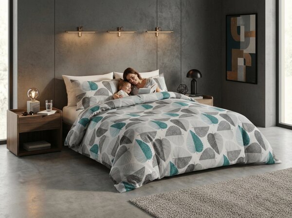 Lenjerie de pat din microfibra PULINA gri Dimensiune lenjerie de pat: 70 x 80 cm | 140 x 200 cm