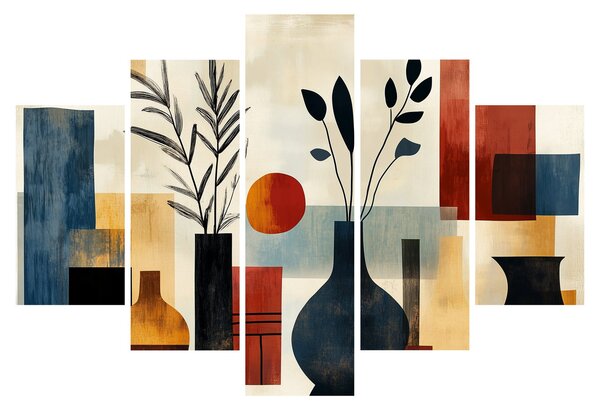 Tablou - Vaze cubiste (150x105 cm)