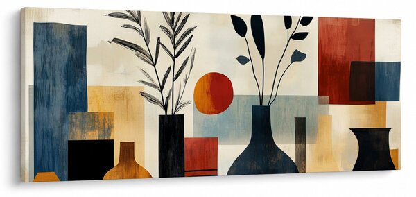 Tablou - Vaze cubiste (120x50 cm)