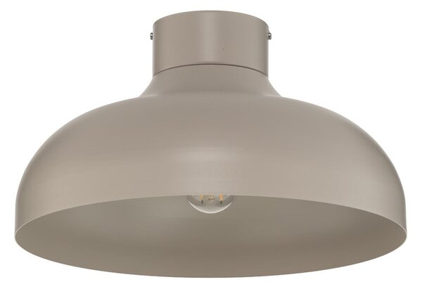 Luminex Plafonieră Basca, bej, metal, Ø 40 cm, E27, reglabil, Bej, Camera de zi / sufragerie, Metal