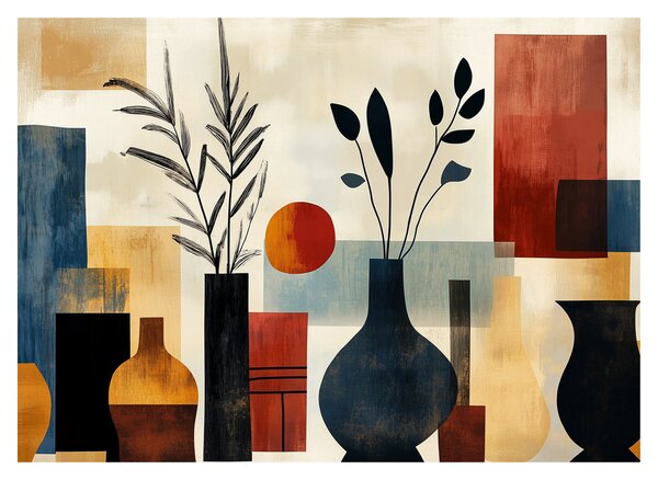 Tablou - Vaze cubiste (70x50 cm)