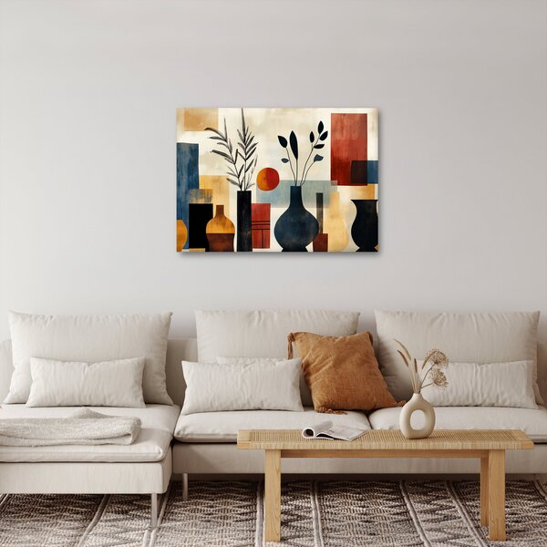 Tablou - Vaze cubiste (70x50 cm)