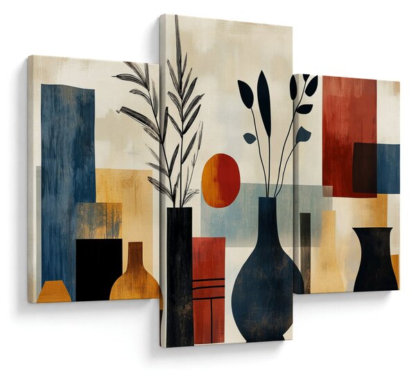 Tablou - Vaze cubiste (90x60 cm)