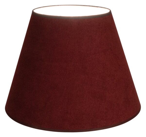 Duolla Abajur Cone, roșu închis, înălțime 30 cm, din țesătură, Roșu, Țesătură / Textil