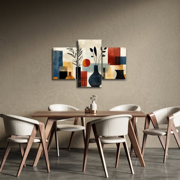 Tablou - Vaze cubiste (90x60 cm)