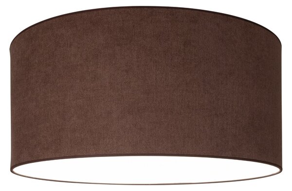 Duolla Abajur Roller, maro, Ø 50 cm, înălțime 30 cm, Maro / Rugină, Țesătură / Textil