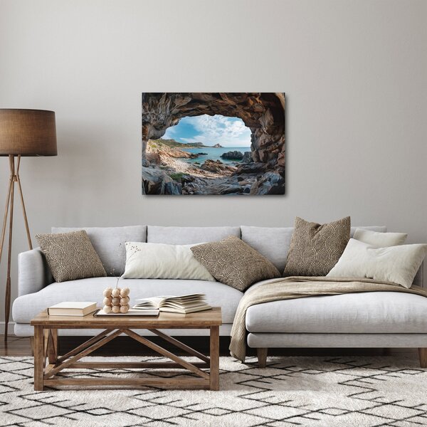 Tablou - Peșteră lângă mare (70x50 cm)