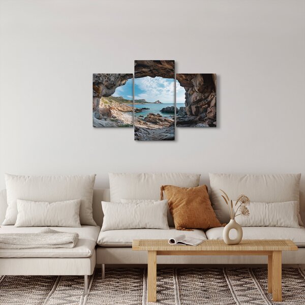 Tablou - Peșteră lângă mare (90x60 cm)