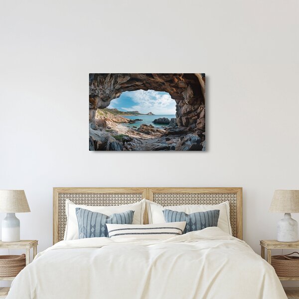 Tablou - Peșteră lângă mare (90x60 cm)