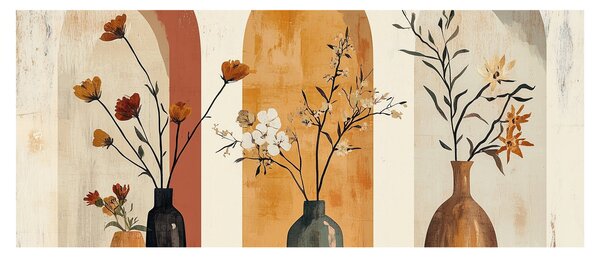 Tablou - Vaze în arcade (120x50 cm)