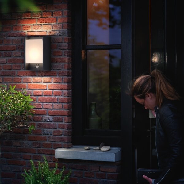 Corp de iluminat LED de exterior cu senzor ARBOUR 1xLED/6W IP44 Philips 16461/93/16